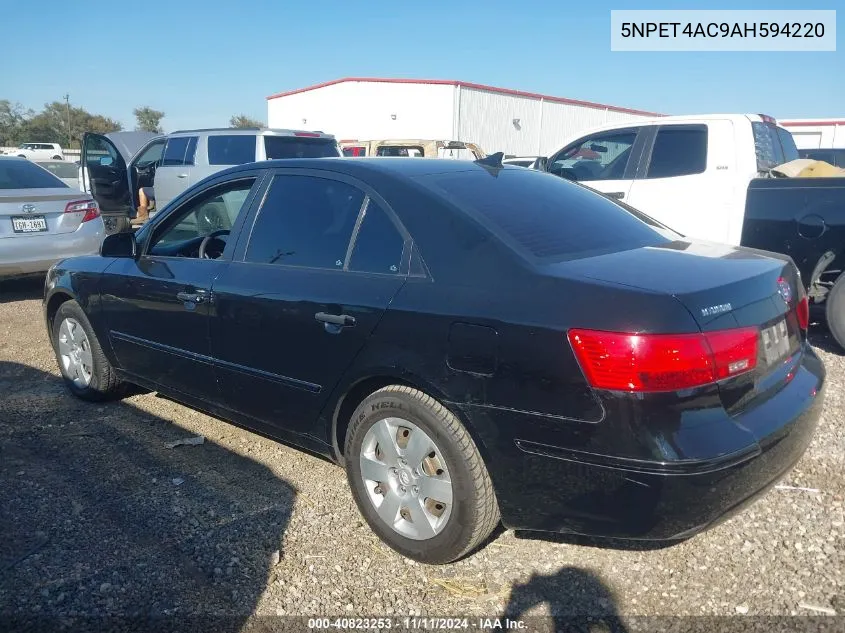 2010 Hyundai Sonata Gls VIN: 5NPET4AC9AH594220 Lot: 40823253