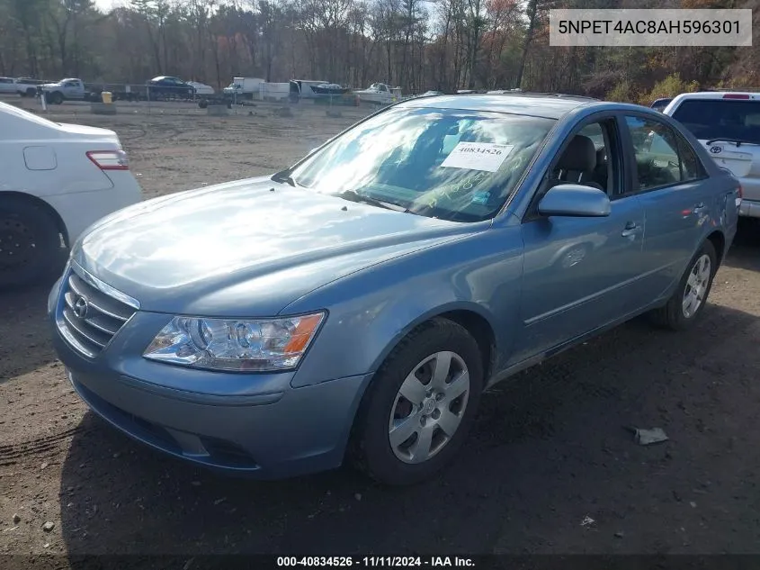 2010 Hyundai Sonata Gls VIN: 5NPET4AC8AH596301 Lot: 40834526