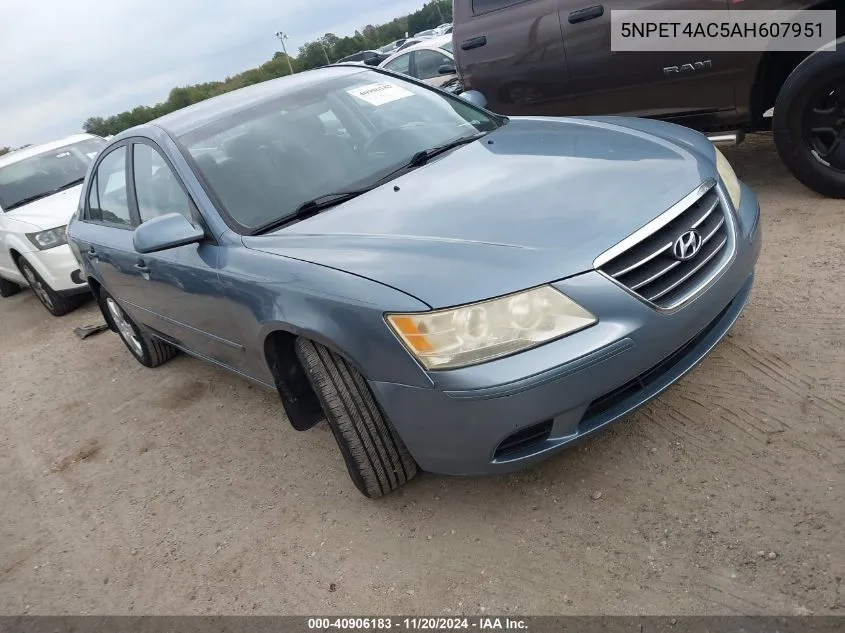 2010 Hyundai Sonata Gls VIN: 5NPET4AC5AH607951 Lot: 40906183