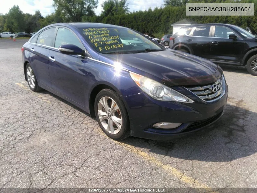 2011 Hyundai Sonata Se/Limited VIN: 5NPEC4AC3BH285604 Lot: 12069287