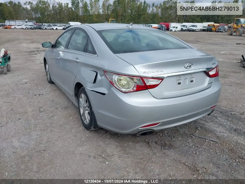 2011 Hyundai Sonata Se/Limited VIN: 5NPEC4AB6BH279013 Lot: 12120434