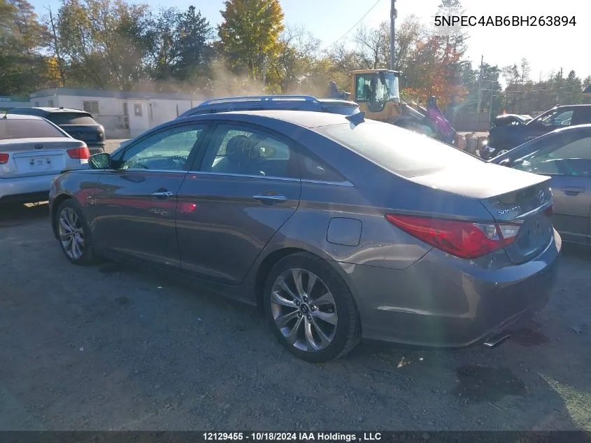 2011 Hyundai Sonata 2.0T VIN: 5NPEC4AB6BH263894 Lot: 12129455