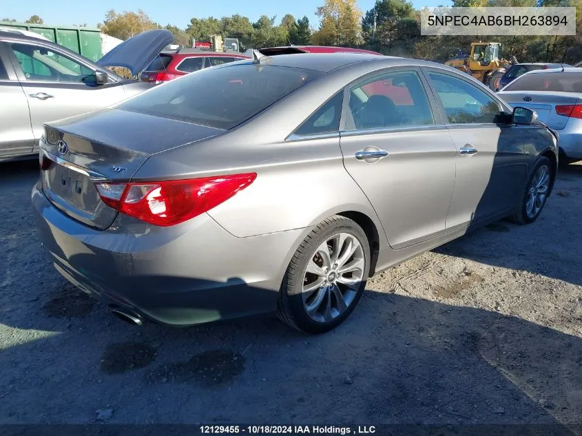 2011 Hyundai Sonata 2.0T VIN: 5NPEC4AB6BH263894 Lot: 12129455