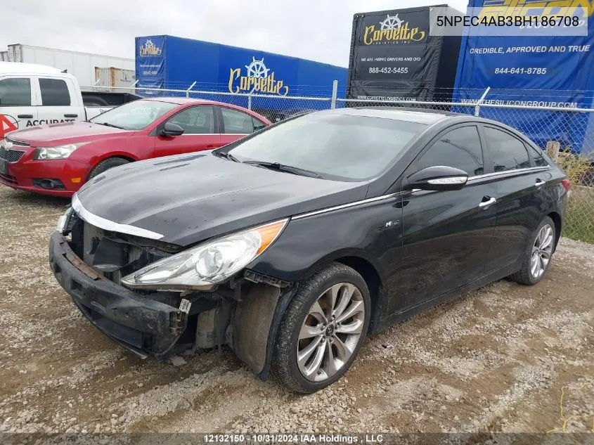 2011 Hyundai Sonata Se/Limited VIN: 5NPEC4AB3BH186708 Lot: 12132150