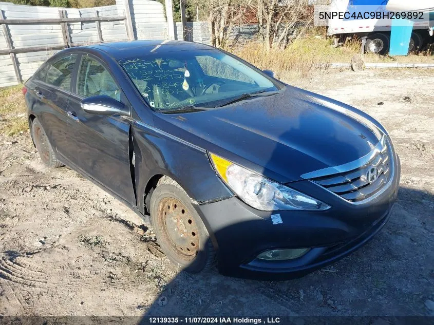 2011 Hyundai Sonata Se/Limited VIN: 5NPEC4AC9BH269892 Lot: 12139335