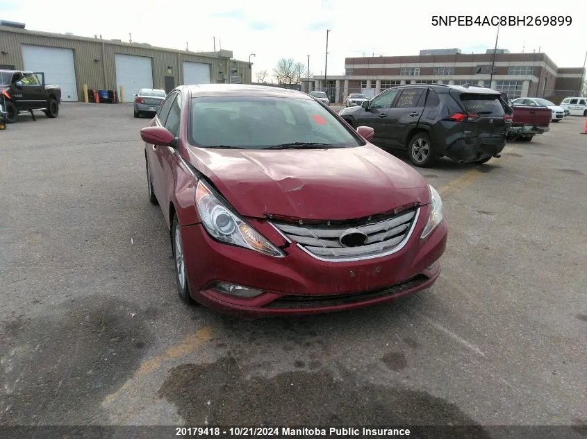 2011 Hyundai Sonata Gls VIN: 5NPEB4AC8BH269899 Lot: 20179418