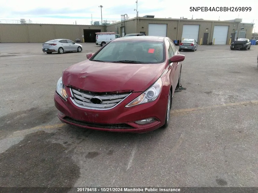 2011 Hyundai Sonata Gls VIN: 5NPEB4AC8BH269899 Lot: 20179418