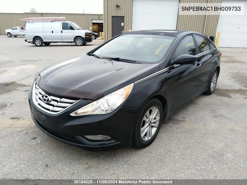 2011 Hyundai Sonata Gls VIN: 5NPEB4AC1BH009733 Lot: 20184028