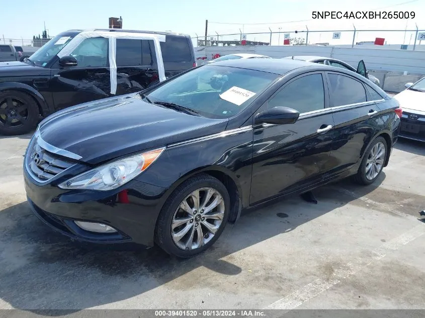 5NPEC4ACXBH265009 2011 Hyundai Sonata Se