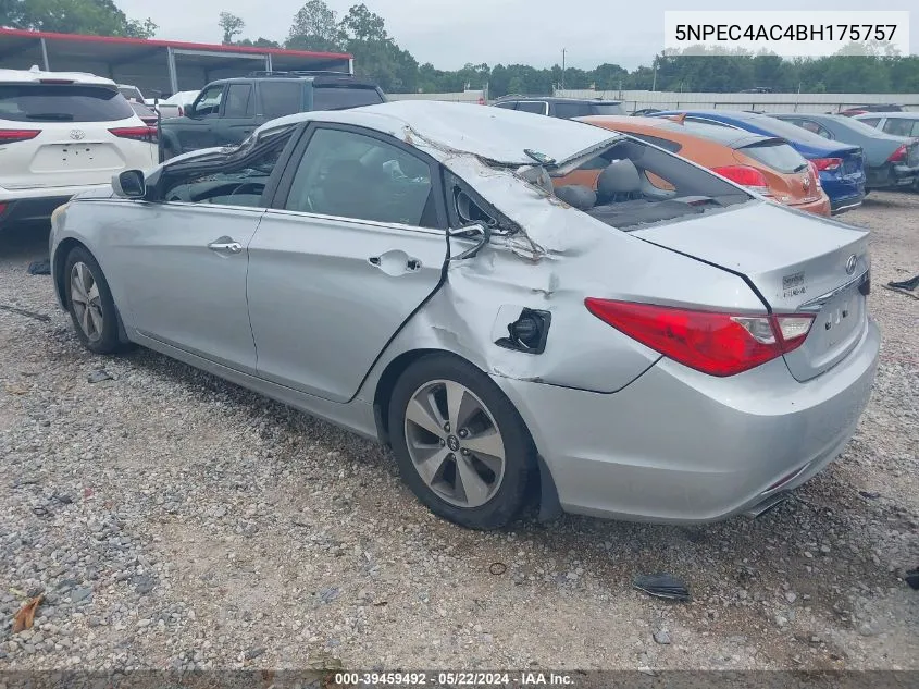 2011 Hyundai Sonata Se VIN: 5NPEC4AC4BH175757 Lot: 39459492