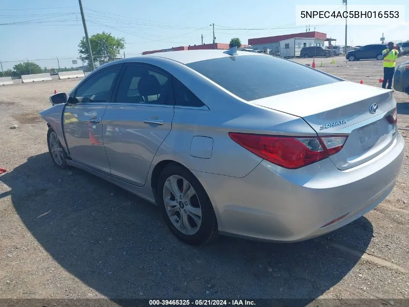 2011 Hyundai Sonata Limited VIN: 5NPEC4AC5BH016553 Lot: 39465325