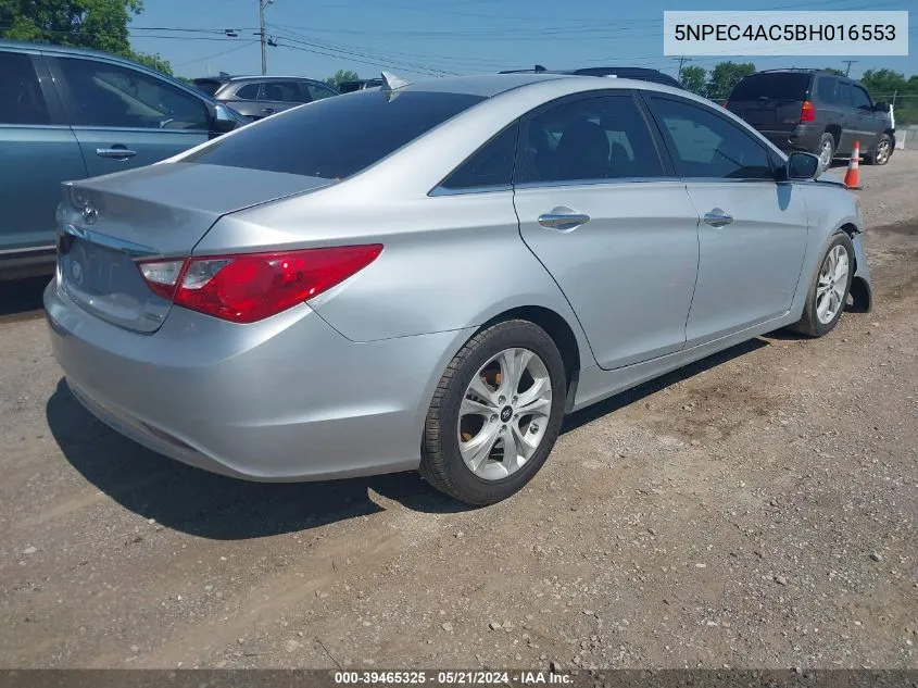 5NPEC4AC5BH016553 2011 Hyundai Sonata Limited