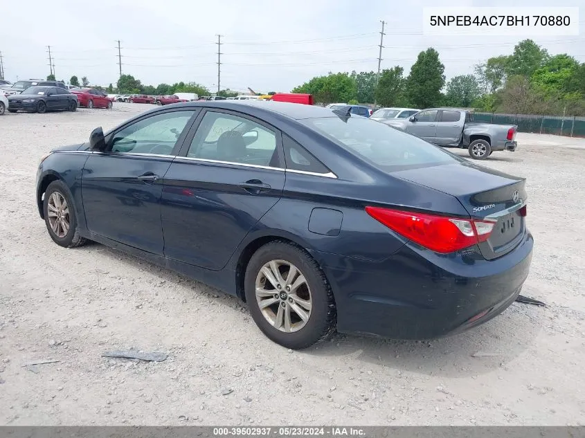 2011 Hyundai Sonata Gls VIN: 5NPEB4AC7BH170880 Lot: 39502937