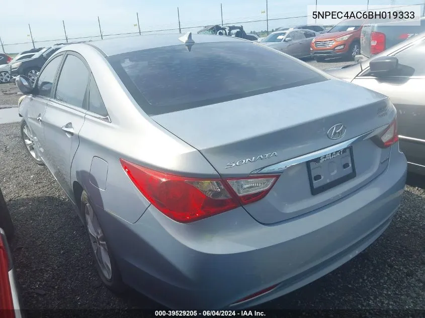 2011 Hyundai Sonata Limited VIN: 5NPEC4AC6BH019333 Lot: 39529205