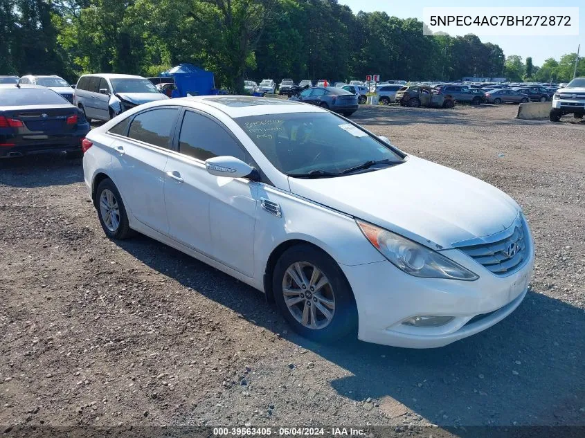 2011 Hyundai Sonata Limited VIN: 5NPEC4AC7BH272872 Lot: 40488014