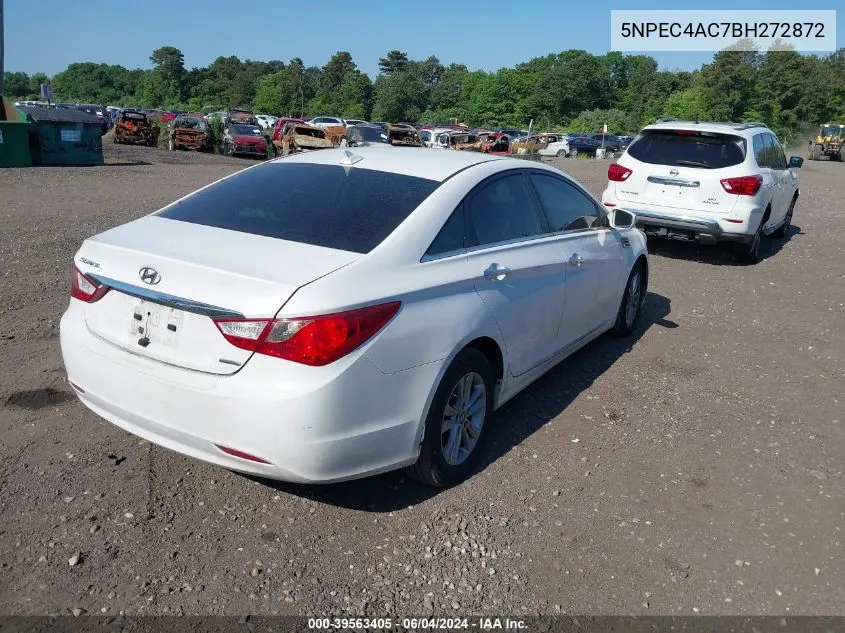 2011 Hyundai Sonata Limited VIN: 5NPEC4AC7BH272872 Lot: 40488014