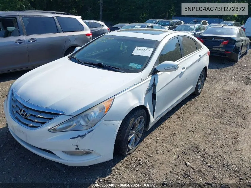 2011 Hyundai Sonata Limited VIN: 5NPEC4AC7BH272872 Lot: 40488014