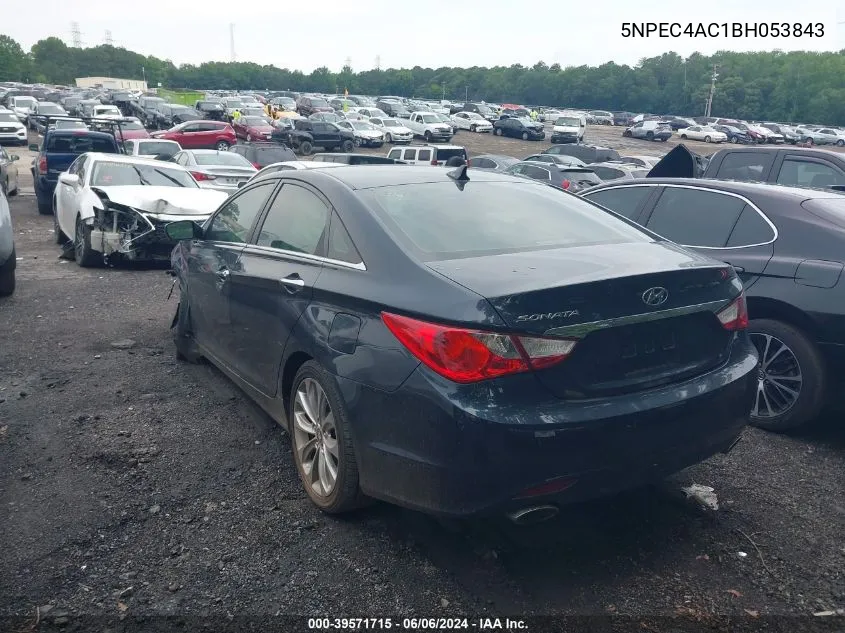 2011 Hyundai Sonata Se VIN: 5NPEC4AC1BH053843 Lot: 39571715