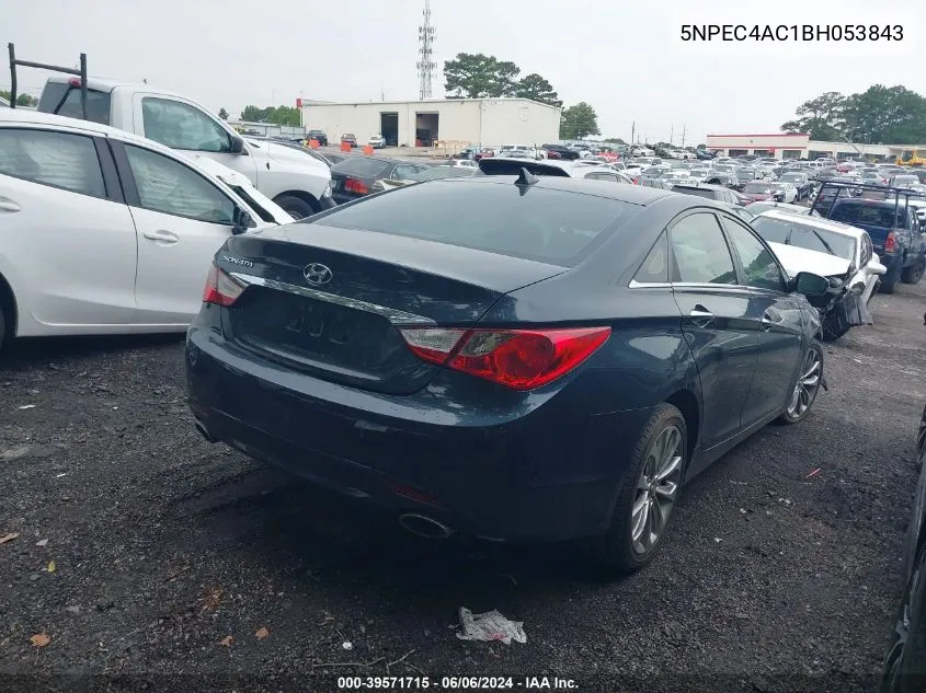 2011 Hyundai Sonata Se VIN: 5NPEC4AC1BH053843 Lot: 39571715