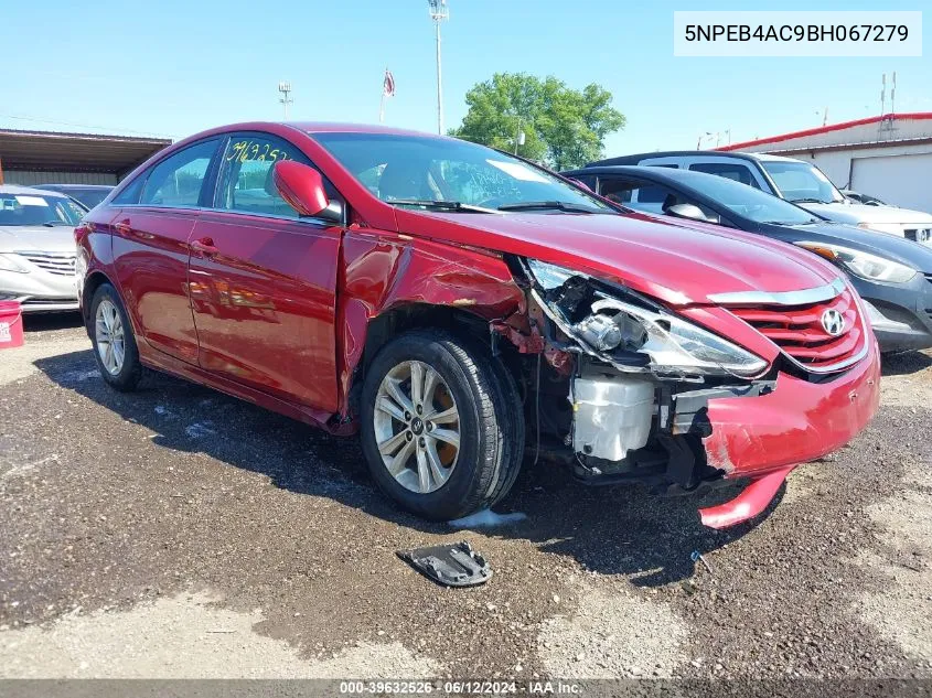 5NPEB4AC9BH067279 2011 Hyundai Sonata Gls