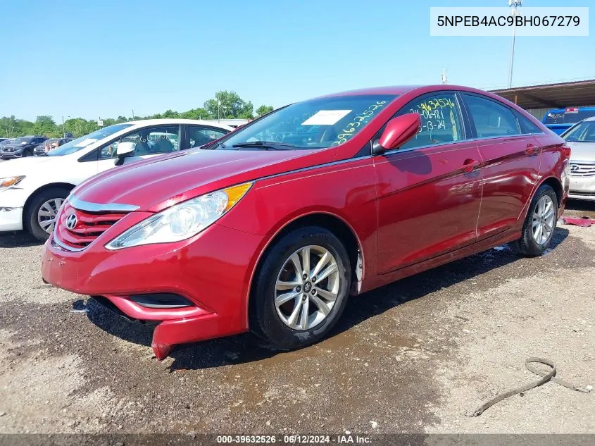 5NPEB4AC9BH067279 2011 Hyundai Sonata Gls