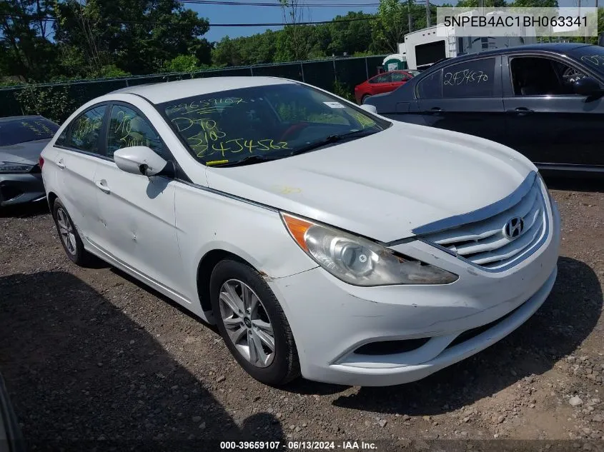 2011 Hyundai Sonata Gls VIN: 5NPEB4AC1BH063341 Lot: 39659107