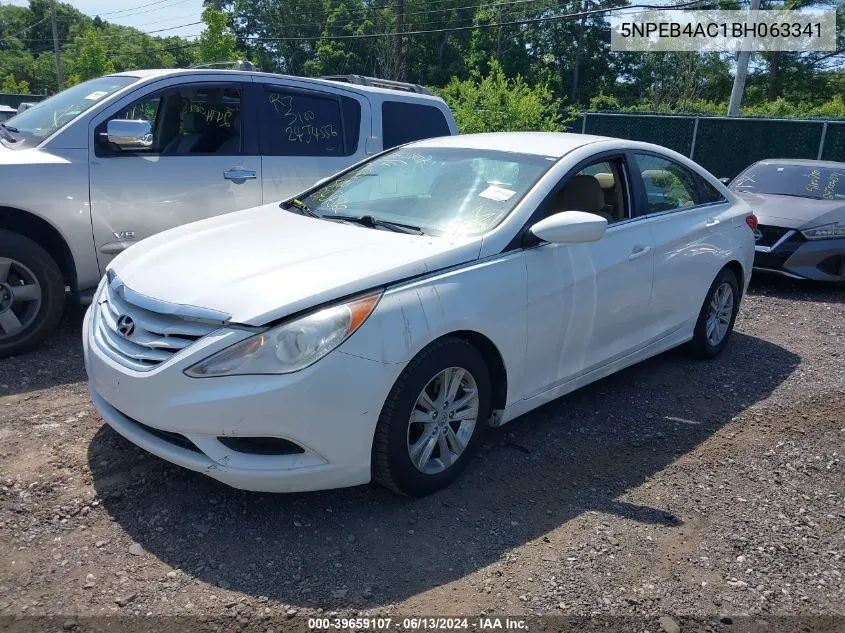 2011 Hyundai Sonata Gls VIN: 5NPEB4AC1BH063341 Lot: 39659107