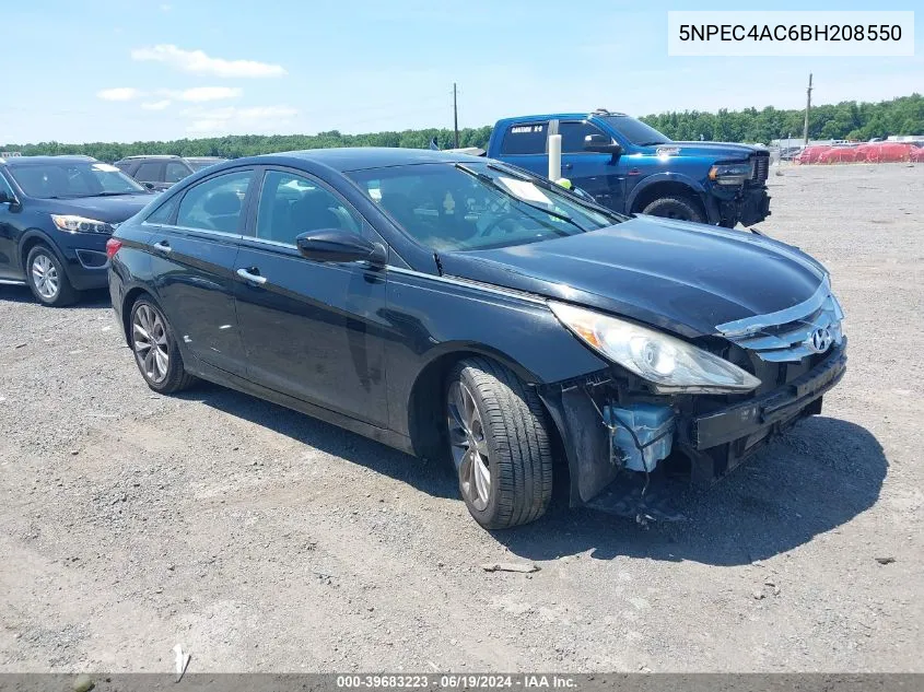 2011 Hyundai Sonata Se VIN: 5NPEC4AC6BH208550 Lot: 39683223