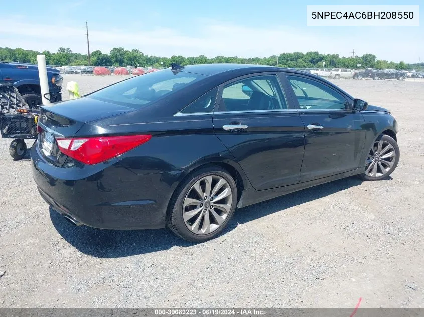 2011 Hyundai Sonata Se VIN: 5NPEC4AC6BH208550 Lot: 39683223