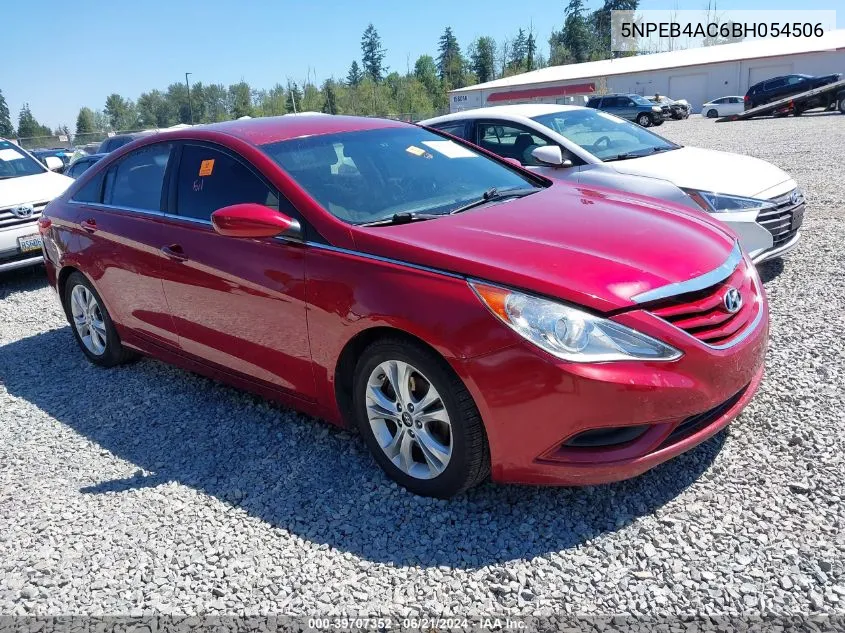 2011 Hyundai Sonata Gls VIN: 5NPEB4AC6BH054506 Lot: 39707352