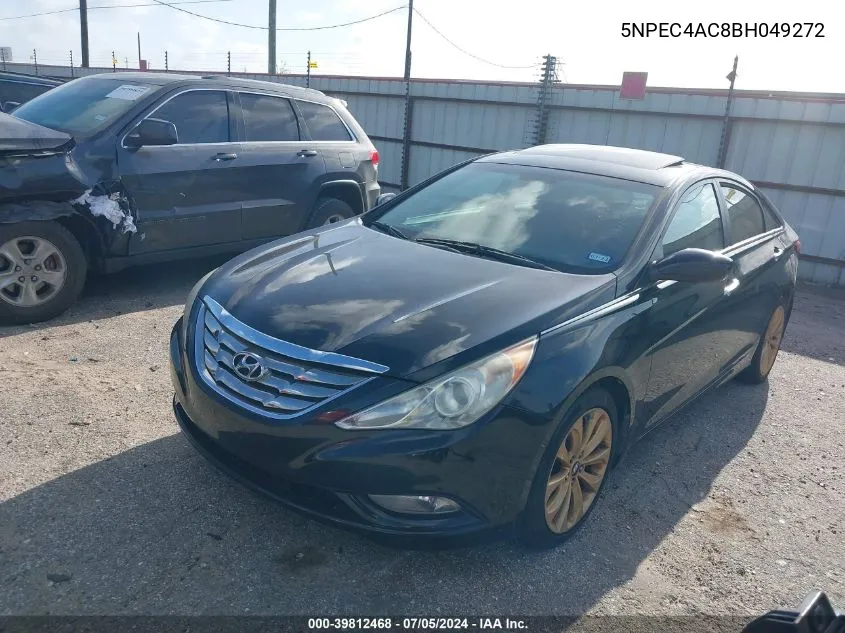 2011 Hyundai Sonata Se VIN: 5NPEC4AC8BH049272 Lot: 39812468