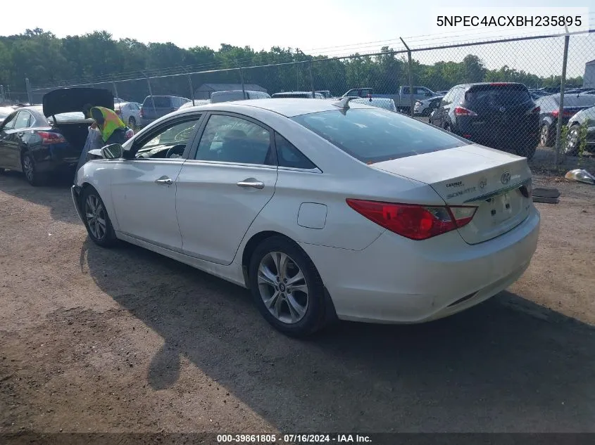 5NPEC4ACXBH235895 2011 Hyundai Sonata Limited