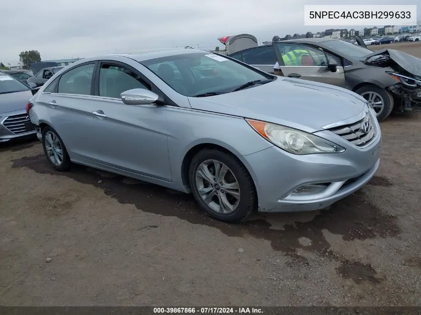 2011 Hyundai Sonata Limited VIN: 5NPEC4AC3BH299633 Lot: 39867866