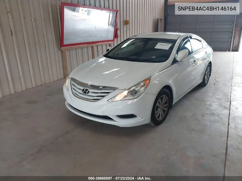 2011 Hyundai Sonata Gls VIN: 5NPEB4AC4BH146164 Lot: 40539837