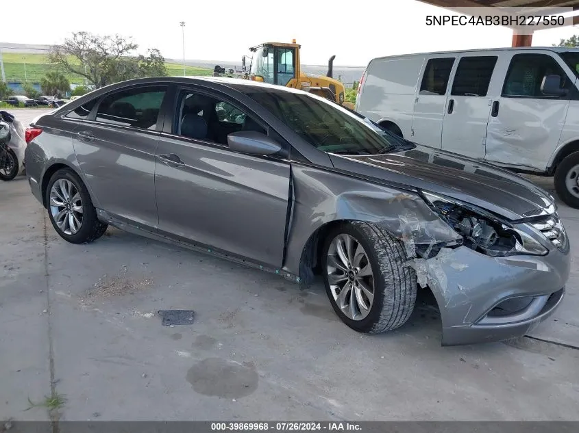 2011 Hyundai Sonata Se/Limited VIN: 5NPEC4AB3BH227550 Lot: 39869968