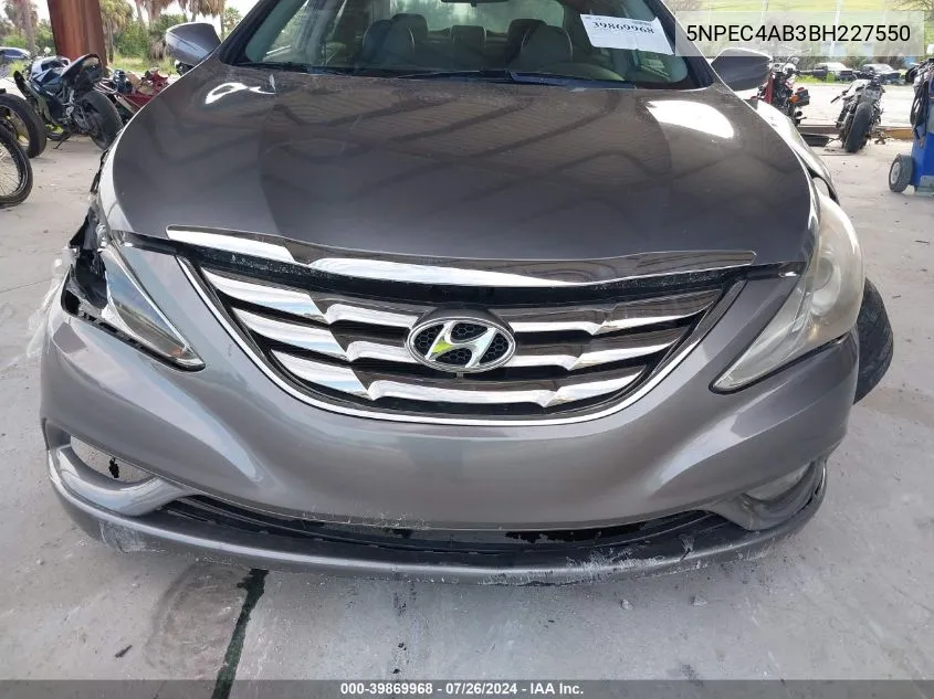 2011 Hyundai Sonata Se/Limited VIN: 5NPEC4AB3BH227550 Lot: 39869968