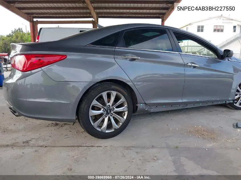 2011 Hyundai Sonata Se/Limited VIN: 5NPEC4AB3BH227550 Lot: 39869968