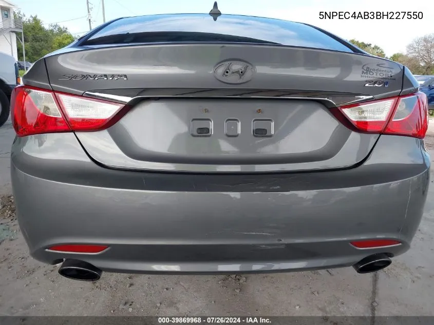 2011 Hyundai Sonata Se/Limited VIN: 5NPEC4AB3BH227550 Lot: 39869968