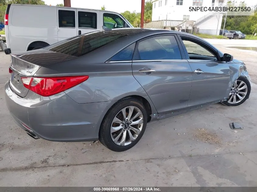 2011 Hyundai Sonata Se/Limited VIN: 5NPEC4AB3BH227550 Lot: 39869968