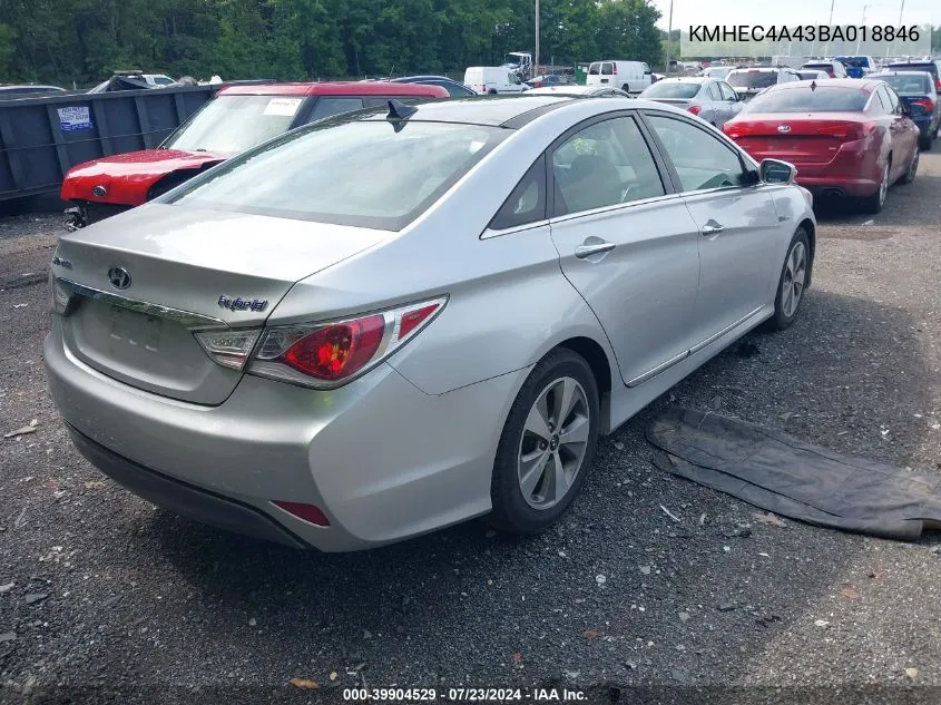 KMHEC4A43BA018846 2011 Hyundai Sonata Hybrid