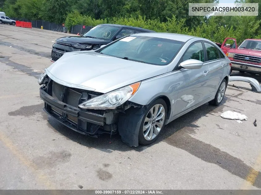 5NPEC4AC9BH003420 2011 Hyundai Sonata Se