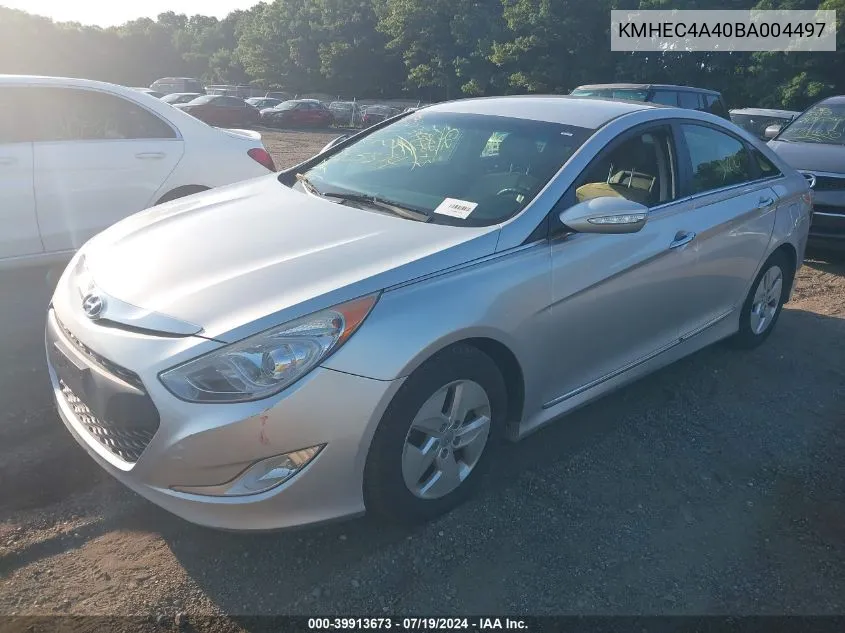 2011 Hyundai Sonata Hybrid VIN: KMHEC4A40BA004497 Lot: 39913673