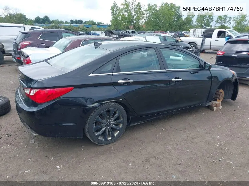 2011 Hyundai Sonata Se 2.0T VIN: 5NPEC4AB7BH174769 Lot: 39919185