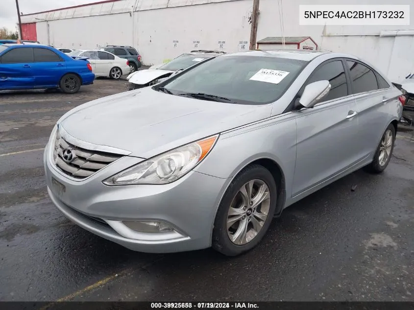 2011 Hyundai Sonata Limited VIN: 5NPEC4AC2BH173232 Lot: 39925653