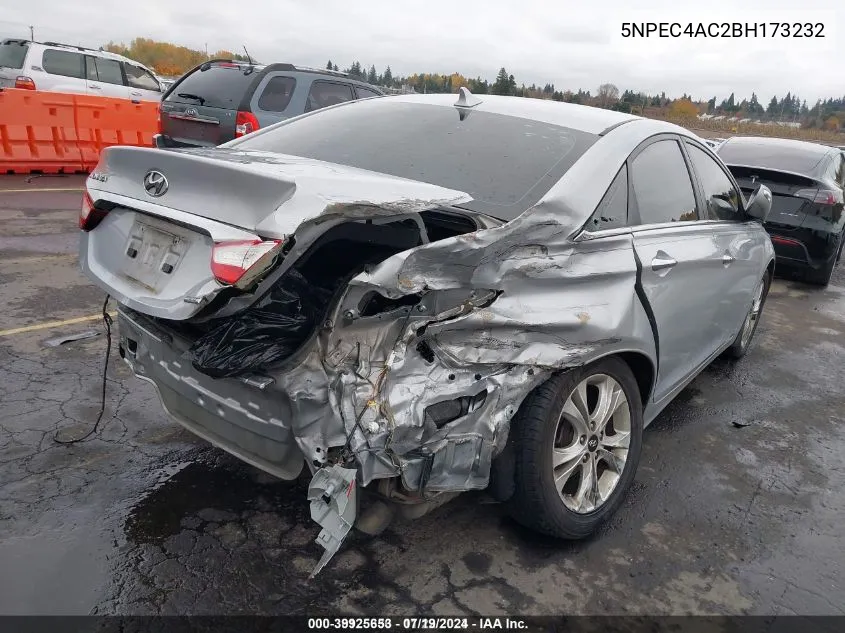 2011 Hyundai Sonata Limited VIN: 5NPEC4AC2BH173232 Lot: 39925653