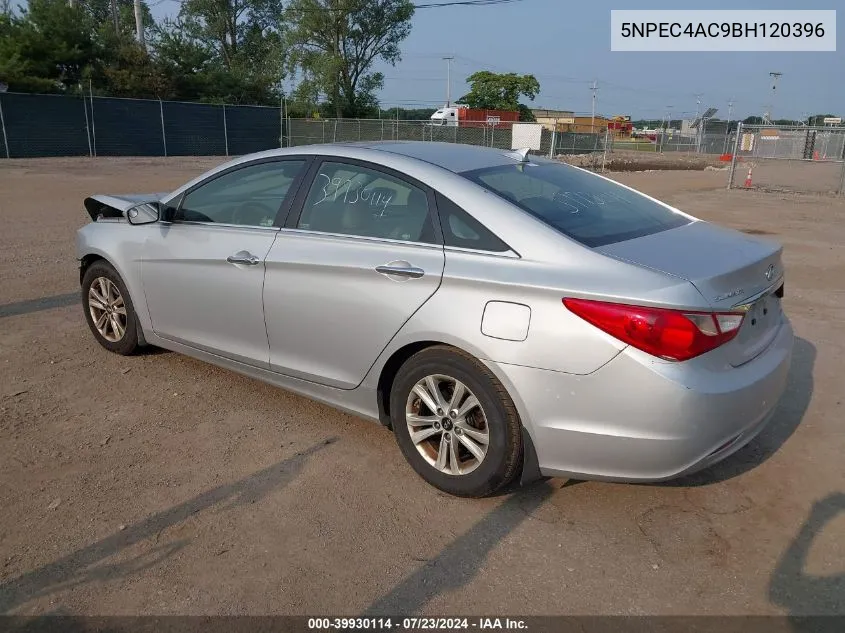 2011 Hyundai Sonata Limited VIN: 5NPEC4AC9BH120396 Lot: 39930114