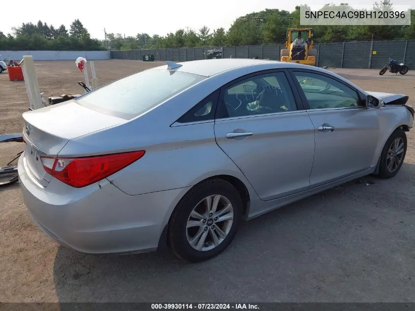 2011 Hyundai Sonata Limited VIN: 5NPEC4AC9BH120396 Lot: 39930114