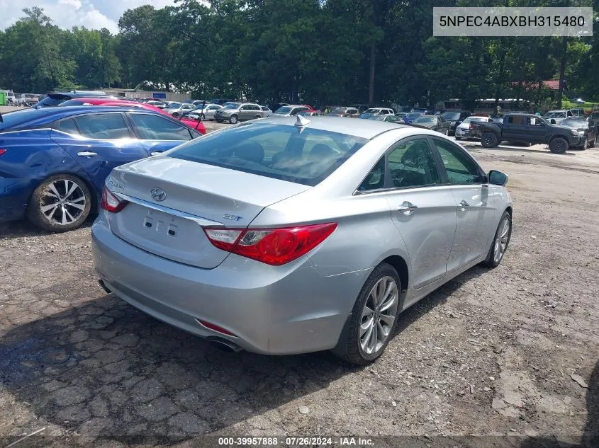 5NPEC4ABXBH315480 2011 Hyundai Sonata Se 2.0T