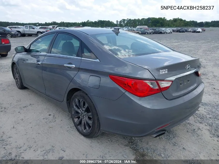 2011 Hyundai Sonata Se VIN: 5NPEC4ACXBH258237 Lot: 39963704