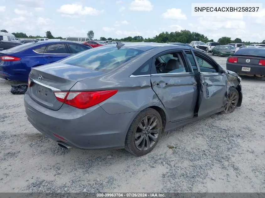 2011 Hyundai Sonata Se VIN: 5NPEC4ACXBH258237 Lot: 39963704